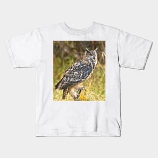 Eurasian Eagle Owl Kids T-Shirt